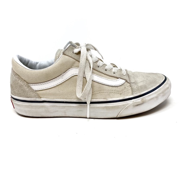 Vans Shoes - Vans | Old Skool Sneaker Cream Size Womans 7.5